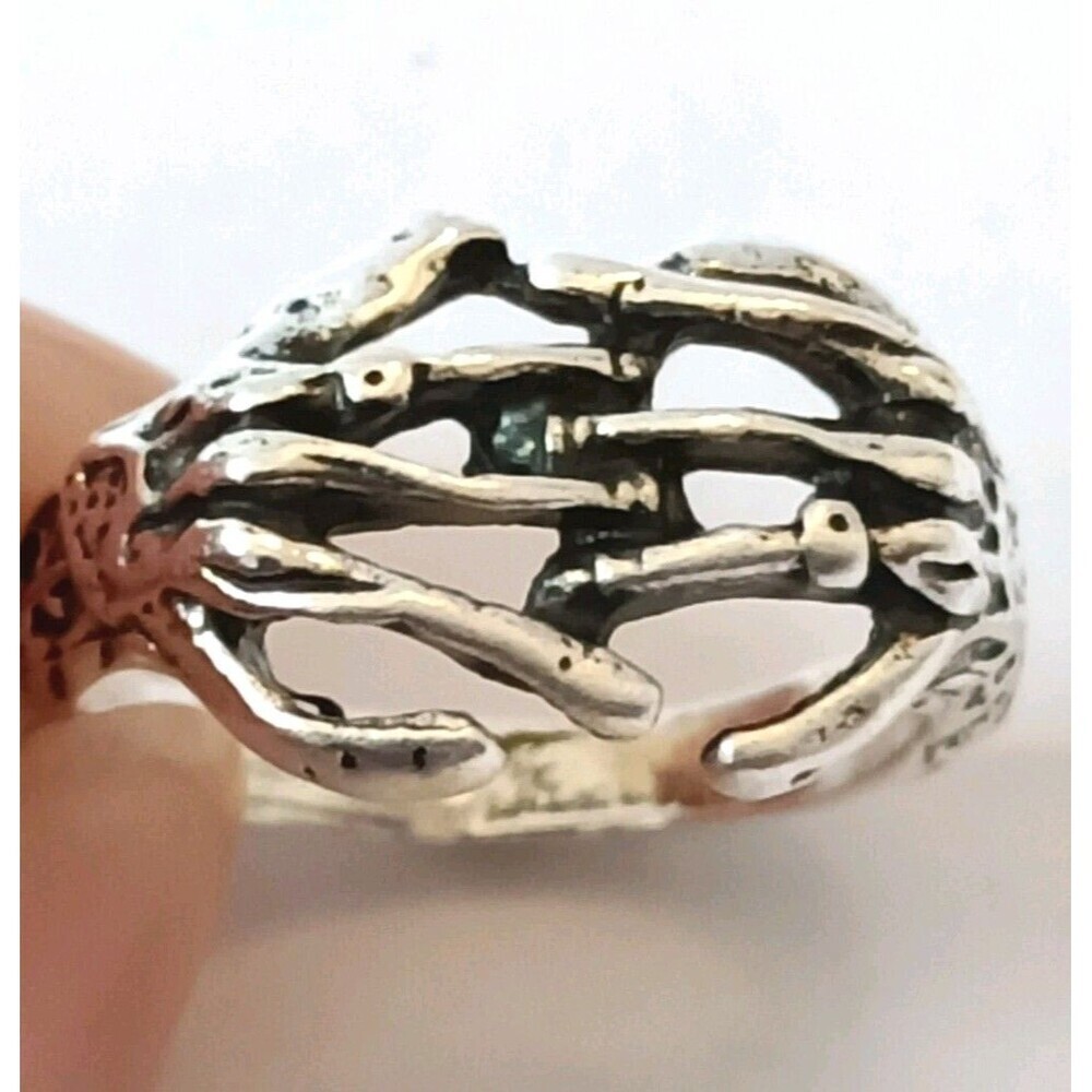 Skeleton Hands Ring Men's 5.5 Inches Alloy - Picture 1 of 5